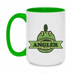 Чашка двухцветная 420ml Angler - PrintSalon