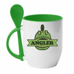 Чашка с ложкой Angler - PrintSalon