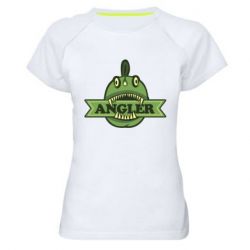 Женская футболка для спорта Angler - PrintSalon