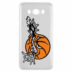 Чехол для Samsung J7 2016 Angry ball - PrintSalon