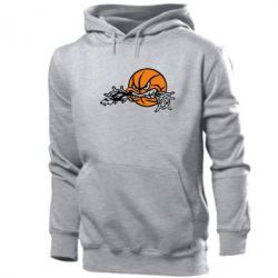 Мужское худи Angry ball - PrintSalon