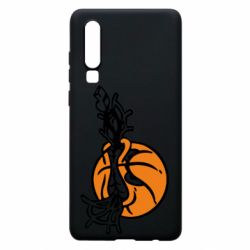 Чехол для Huawei P30 Angry ball - PrintSalon