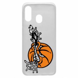 Чехол для Samsung A40 Angry ball - PrintSalon