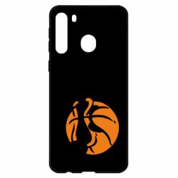 Чехол для Samsung A21 Angry ball - PrintSalon