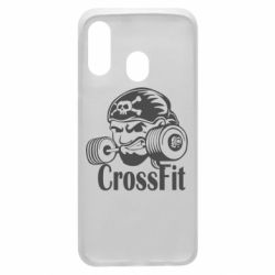 Чехол для Samsung A40 Angry CrossFit - PrintSalon