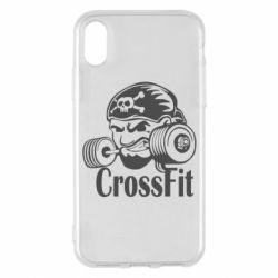 Чехол для iPhone X/Xs Angry CrossFit - PrintSalon