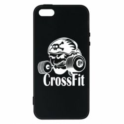 Чехол для iPhone5/5S/SE Angry CrossFit - PrintSalon