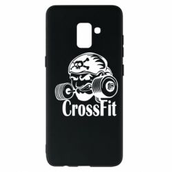 Чехол для Samsung A8+ 2018 Angry CrossFit - PrintSalon