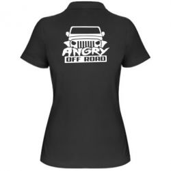 Женское поло Angry Off Road - PrintSalon