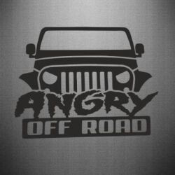 Наклейка Angry Off Road - PrintSalon