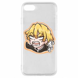 Чехол для iPhone SE 2022 Angry Zenitsu Agatsuma - PrintSalon