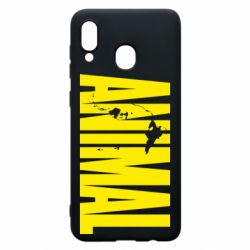 Чехол для Samsung A20 Animal Gym