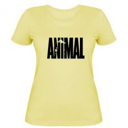 Женская футболка Animal Gym - PrintSalon