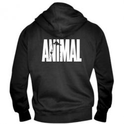 Мужское худи на молнии Animal Gym - PrintSalon