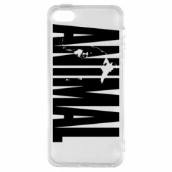 Чехол для iPhone5/5S/SE Animal Gym - PrintSalon