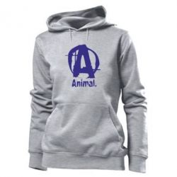 Женское худи Animal - PrintSalon
