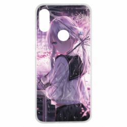 Чохол для Xiaomi Redmi Note 7 Anime girl and sakura - PrintSalon