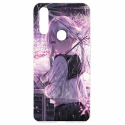 Чохол для Oppo A31 Anime girl and sakura - PrintSalon
