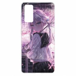 Чохол для Samsung S20 FE Anime girl and sakura - PrintSalon