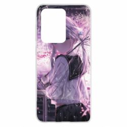 Чохол для Samsung S20 Ultra Anime girl and sakura - PrintSalon