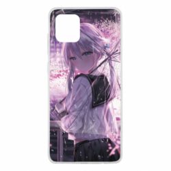 Чохол для Samsung Note 10 Lite Anime girl and sakura - PrintSalon