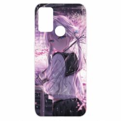 Чохол для Oppo A52 / A72 / A92Anime girl and sakura - PrintSalon