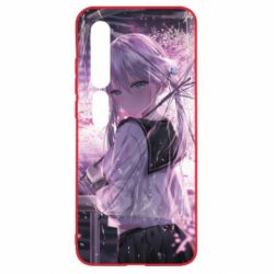Чохол для Xiaomi Mi10 / 10 Pro Anime girl and sakura - PrintSalon