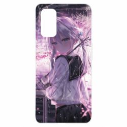 Чохол для Realme 7 Pro Anime girl and sakura - PrintSalon