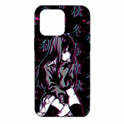 Чохол для iPhone 14 Pro Max Anime Girl Glitch - PrintSalon