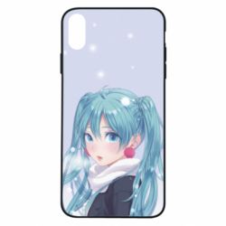 Чохол для iPhone Xs Max Anime girl with blue hair - PrintSalon