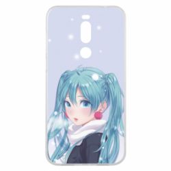 Чохол для Meizu X8 Anime girl with blue hair - PrintSalon