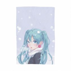 Рушник з принтом Anime girl with blue hair - PrintSalon