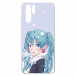 Чохол для Huawei P30 Pro Anime girl with blue hair - PrintSalon