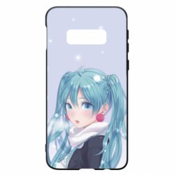 Чохол для Samsung S10e Anime girl with blue hair - PrintSalon