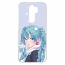 Чохол для Xiaomi Redmi Note 8 Pro Anime girl with blue hair - PrintSalon
