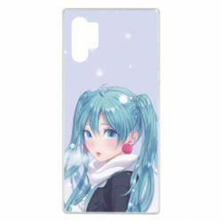 Чохол для Samsung Note 10 Plus Anime girl with blue hair - PrintSalon