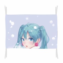 Прапор Anime girl with blue hair - PrintSalon