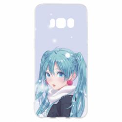 Чохол для Samsung S8 Anime girl with blue hair - PrintSalon