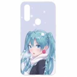 Чохол для Oppo A31 Anime girl with blue hair - PrintSalon
