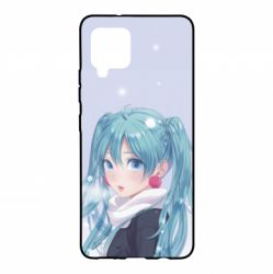 Чохол для Samsung A42 5G Anime girl with blue hair - PrintSalon