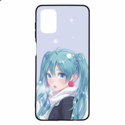 Чохол для Samsung M51 Anime girl with blue hair - PrintSalon