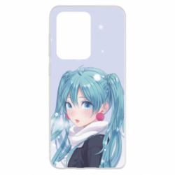 Чохол для Samsung S20 Ultra Anime girl with blue hair - PrintSalon