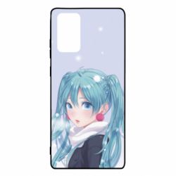 Чохол для Samsung Note 20 Anime girl with blue hair - PrintSalon