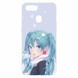 Чохол для Oppo A5s / A12Anime girl with blue hair - PrintSalon