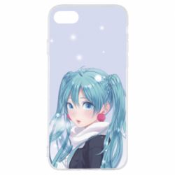 Чохол для iPhone 8 Anime girl with blue hair - PrintSalon