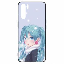 Чохол для Oppo A91 / Reno3Anime girl with blue hair - PrintSalon