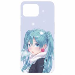 Чохол для Oppo Reno 4 Lite Anime girl with blue hair - PrintSalon