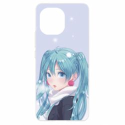 Чохол для Xiaomi Mi11 Anime girl with blue hair - PrintSalon