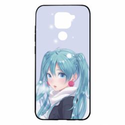 Чохол для Xiaomi Redmi Note 9 / Redmi 10X Anime girl with blue hair - PrintSalon