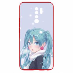 Чохол для Xiaomi Redmi 9 Anime girl with blue hair - PrintSalon